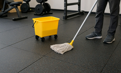 Gym Floor Cleaning